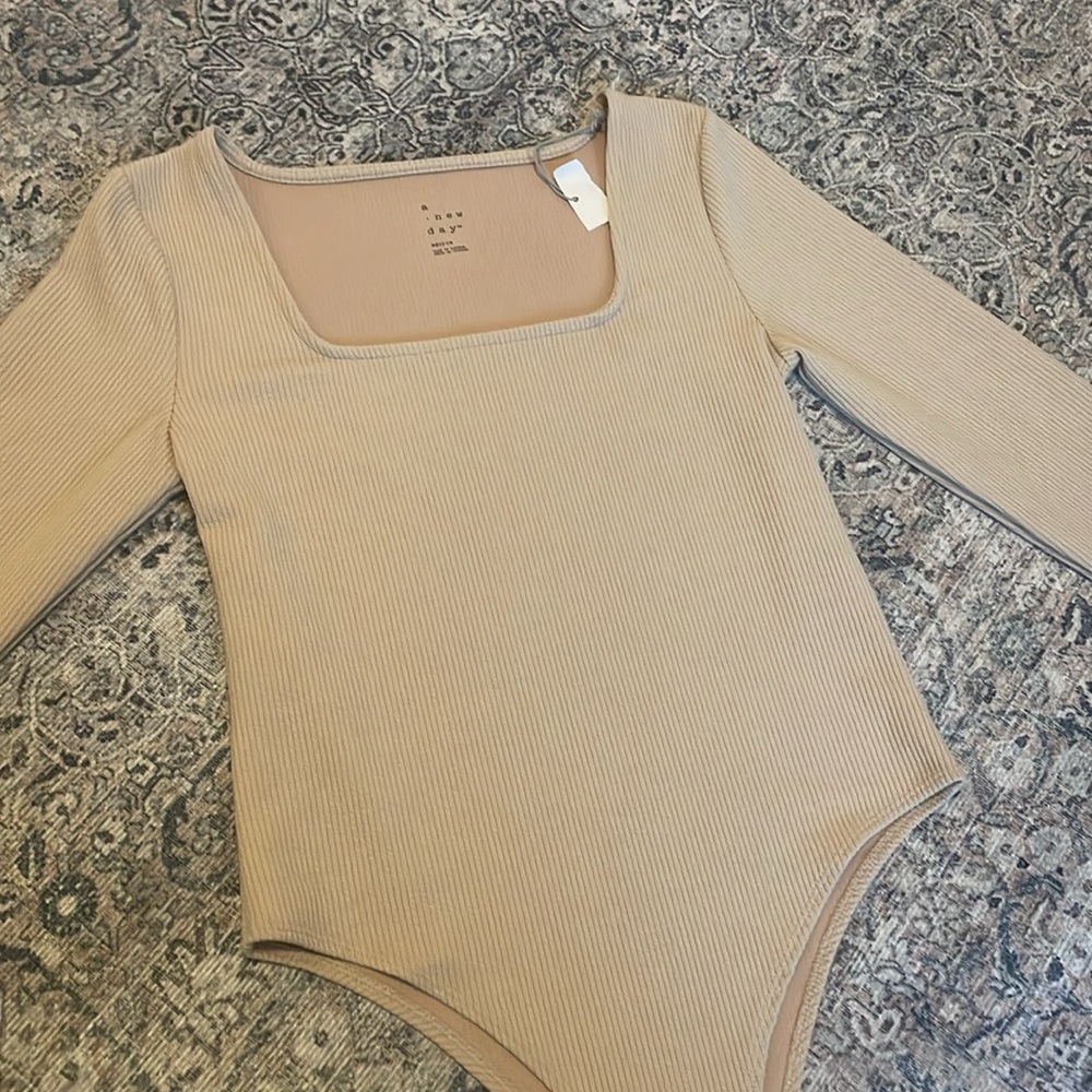 NWOT A New Day Ribbed Bodysuit